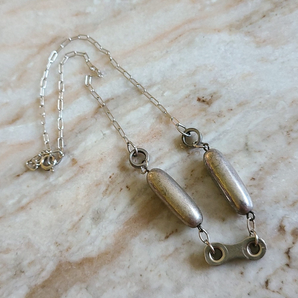 Art Deco Machine Age Necklace